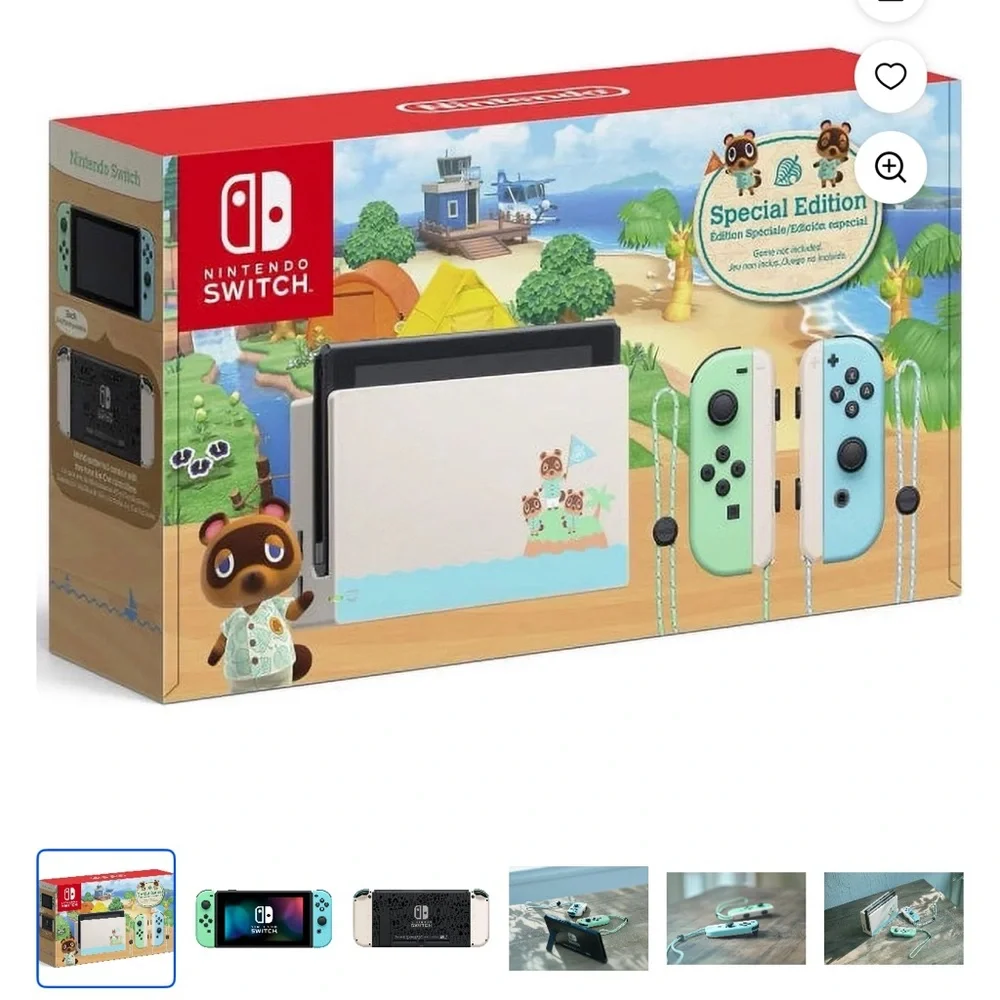 Nintendo Switch Console - Animal Crossing Edition